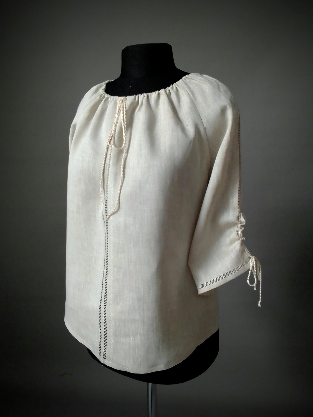 Блуза с мережкой «снежана»