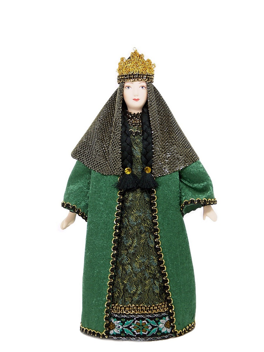 Кукла коллекционная 0134 потешного промысла хозяйка медной горы по мотивам уральских сказок п.п.бажова