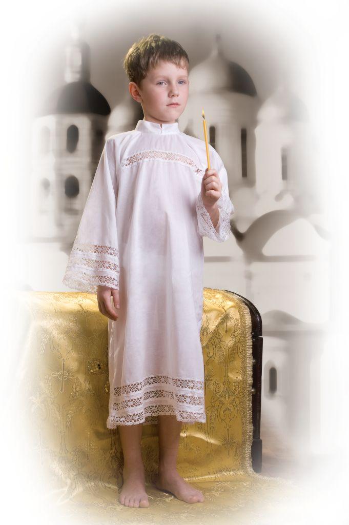 Рубашка крестильная для мальчика