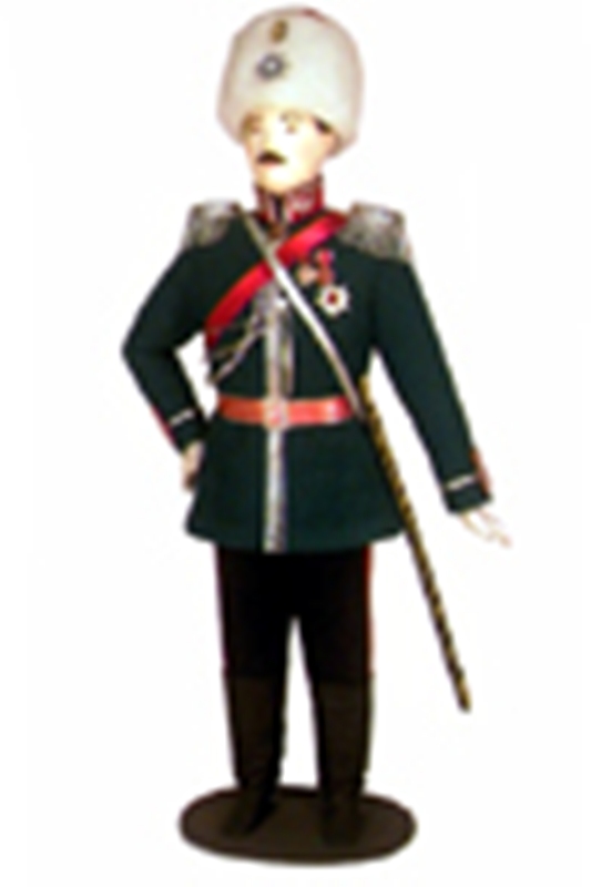 Генерал-адъютант, числящийся по забайкальскому казачьему войску в парадной форме. 1875-80гг. россия. казаки