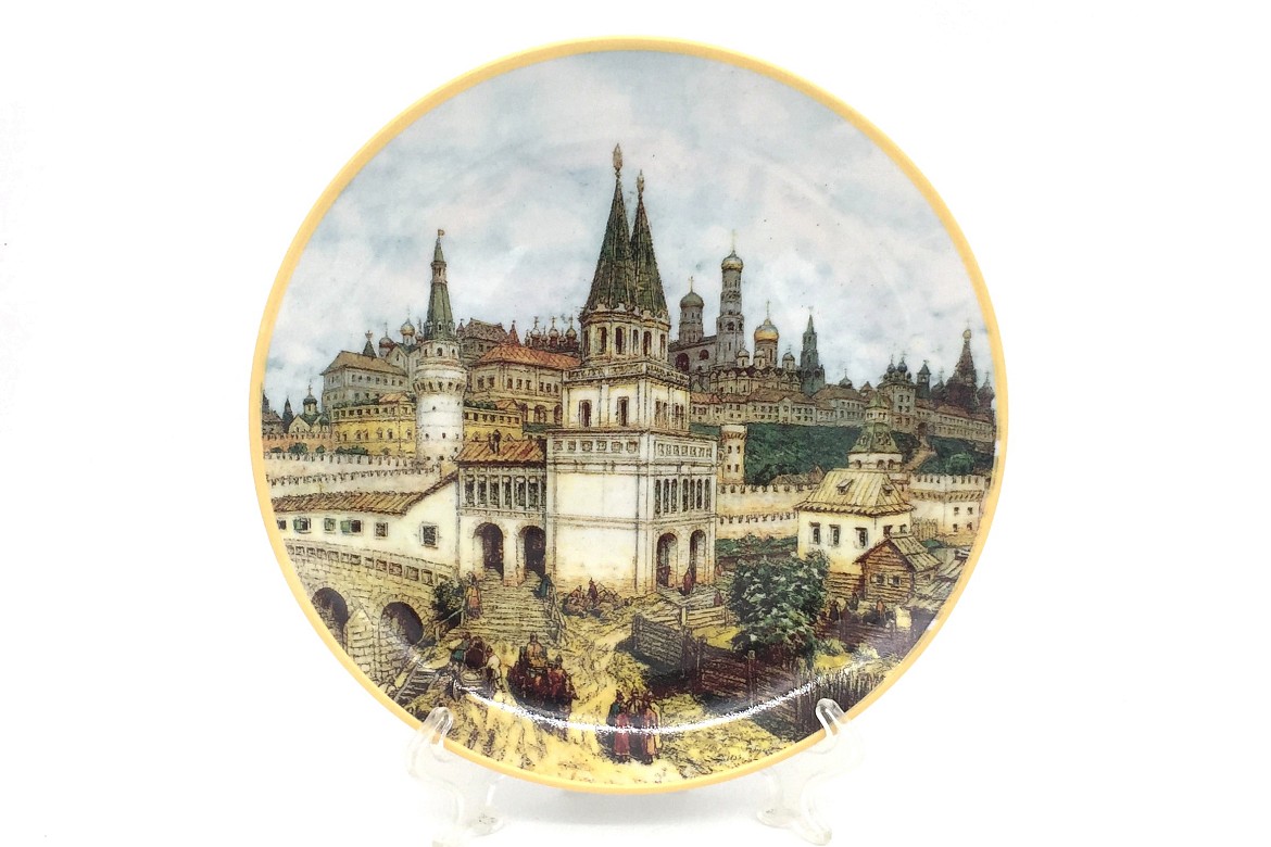 Тарелка настенная  "расцвет кремля"