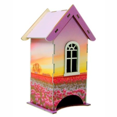 Чайный домик со съёмной крышей с принтом "закат"