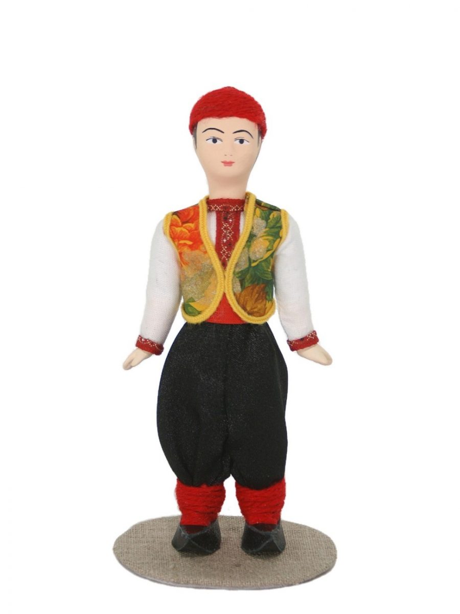 Кукла коллекционная в детском татарском костюме