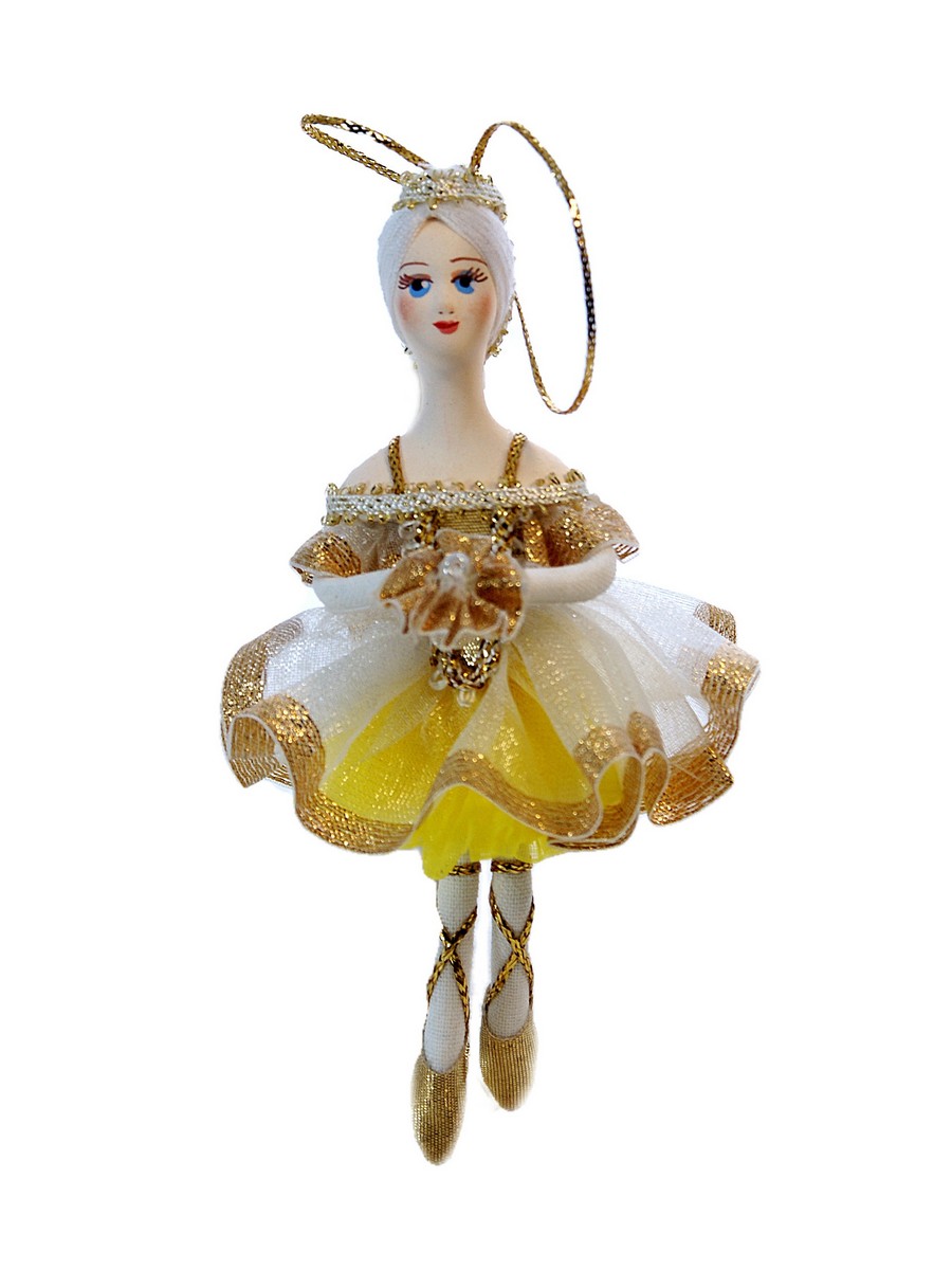 Кукла-подвеска балерина.