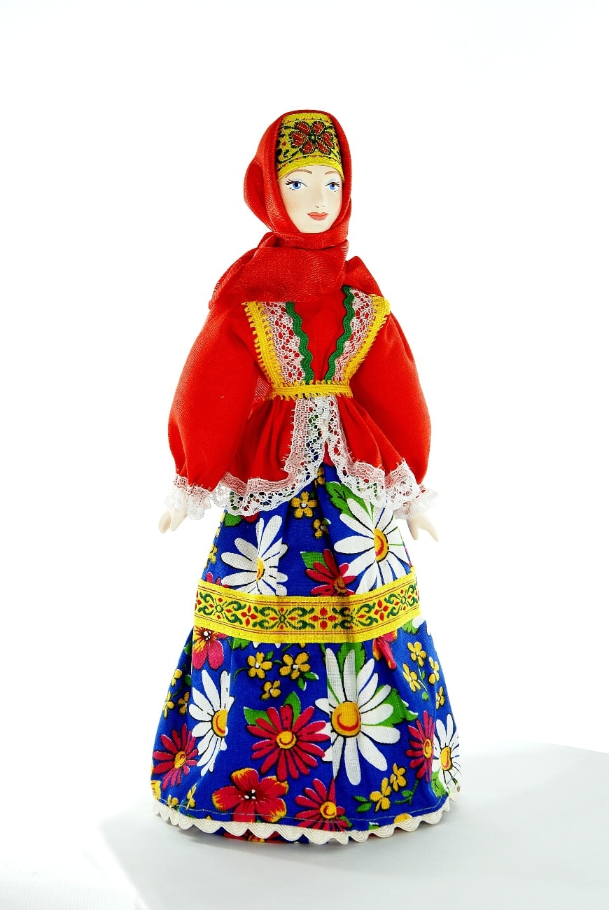 Потешный промысел кукла традиционный казачий  костюм. 19 век. россия. казаки