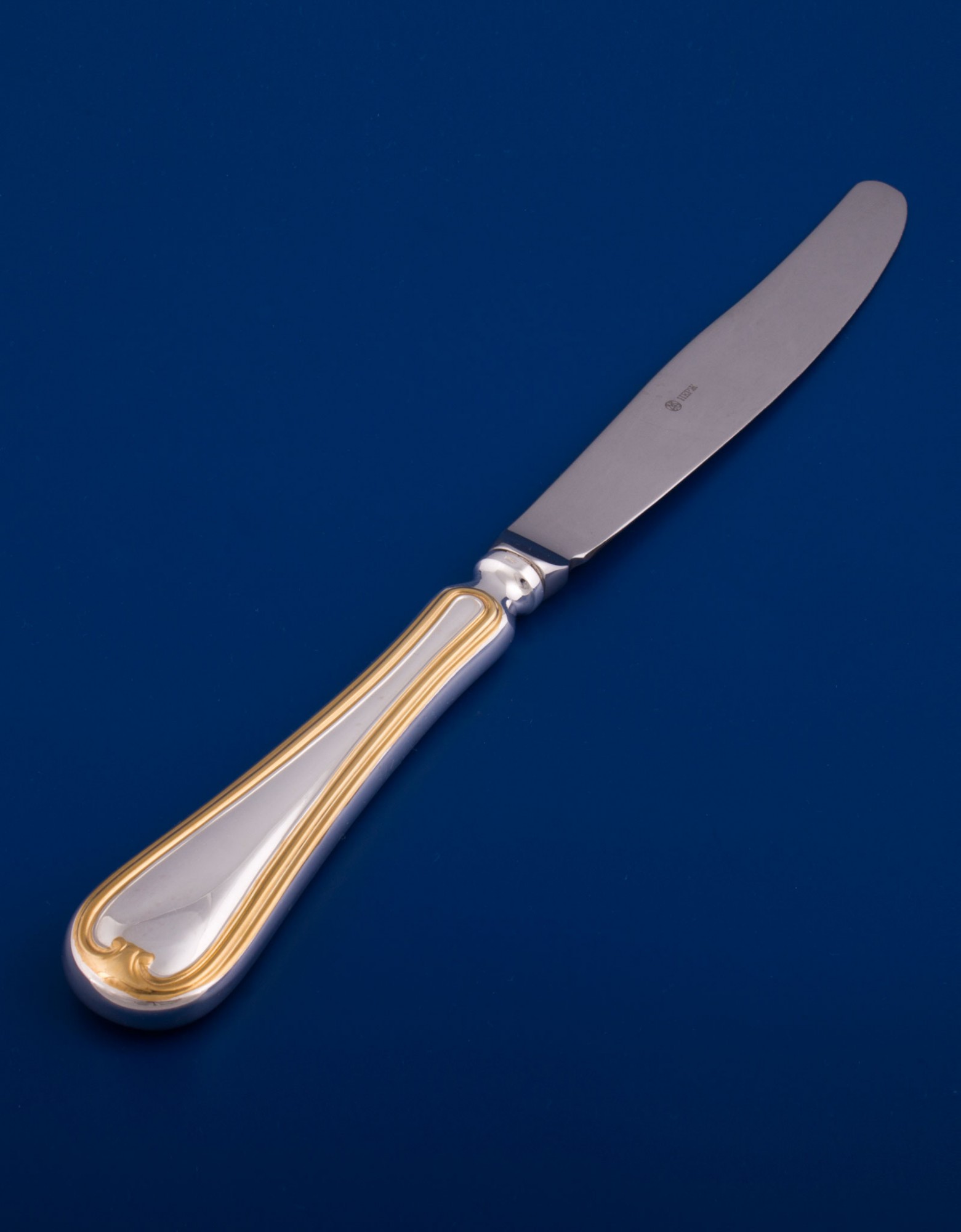 Серебряный столовый нож №17