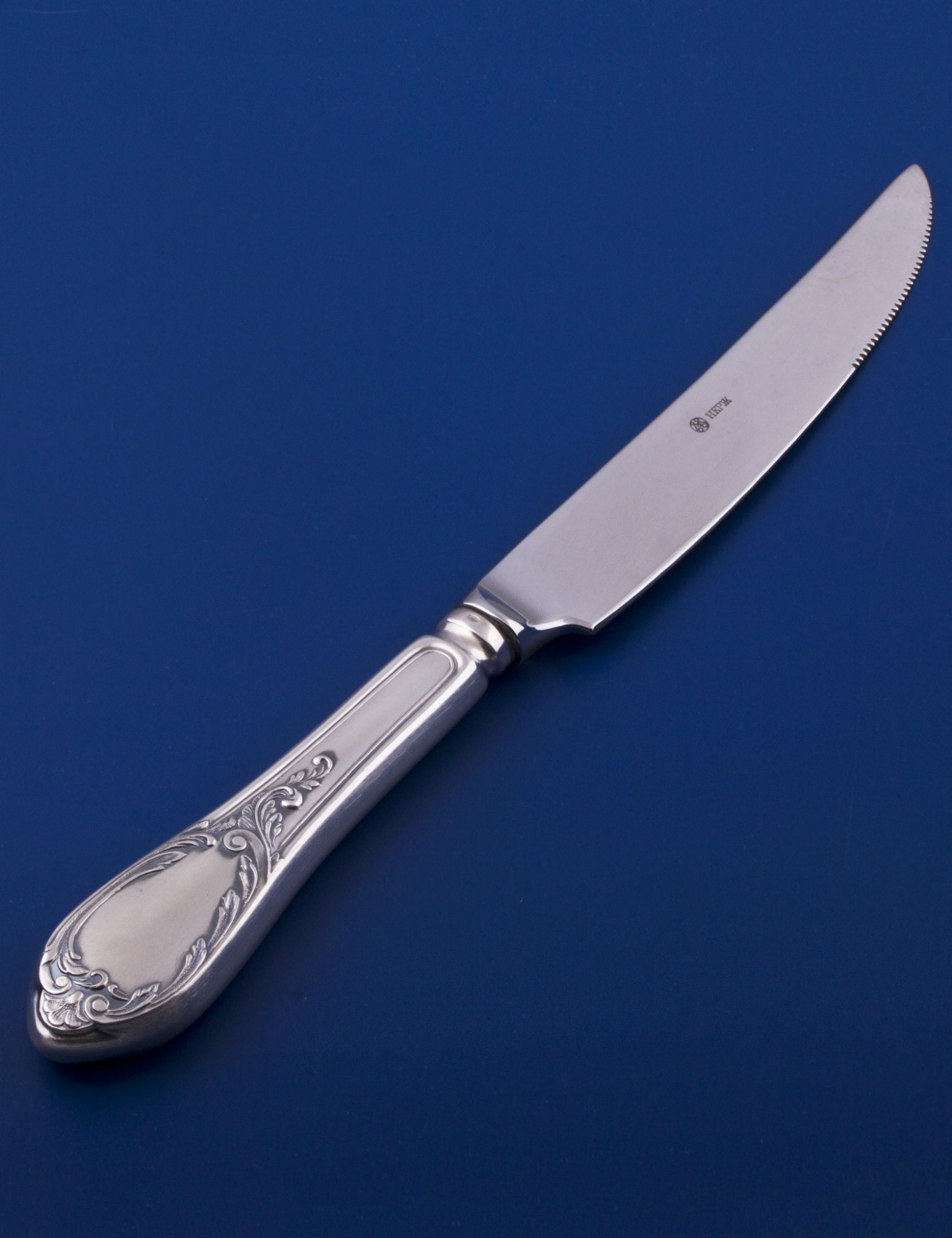 Серебряный нож для стейка "сильвия"